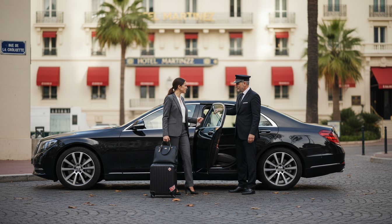High-End Nice Airport Transfer Premium Private Driver TranspOnyx Cannes Monaco Antibes Saint-Tropez