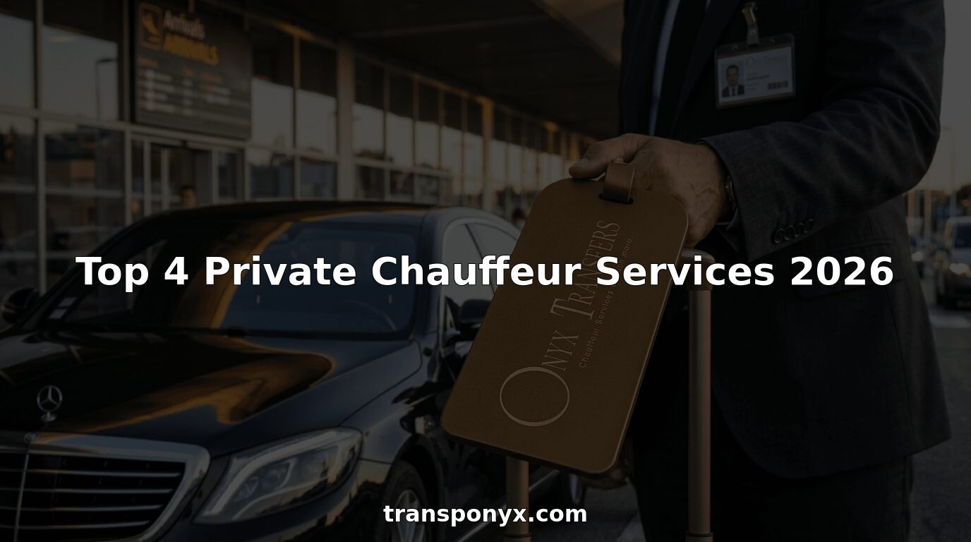 Chauffeur assists passenger at Nice Airport curb