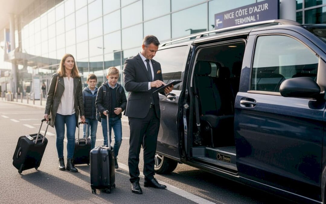 Luxury van services for Nice airport transfers: 30% safer