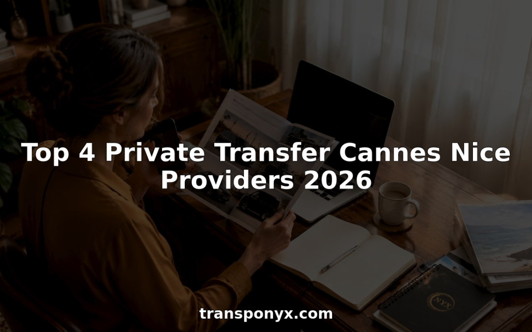 Top 4 Private Transfer Cannes Nice Providers 2026