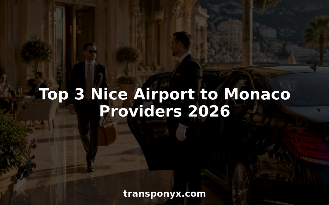 Top 3 Nice Airport to Monaco Providers 2026