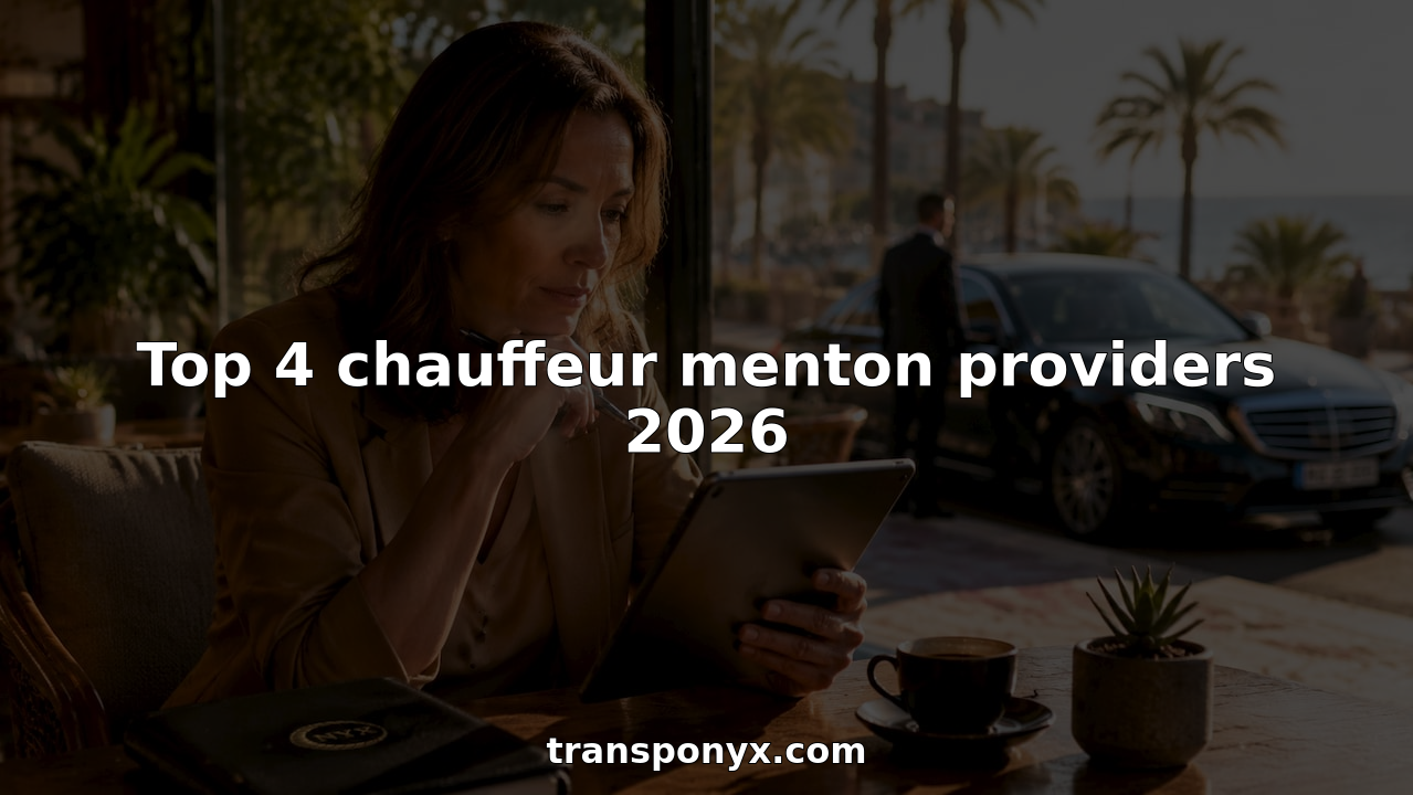 Woman booking chauffeur service on tablet