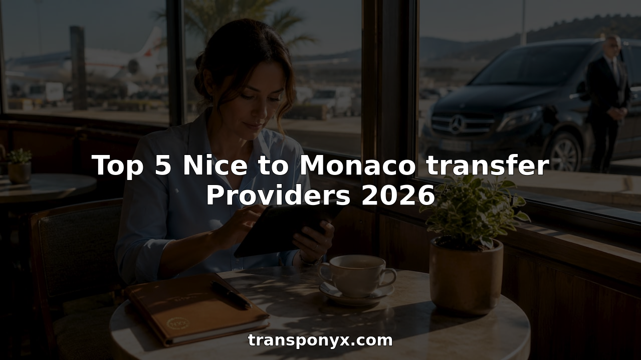 Travel agent booking Nice to Monaco transfer