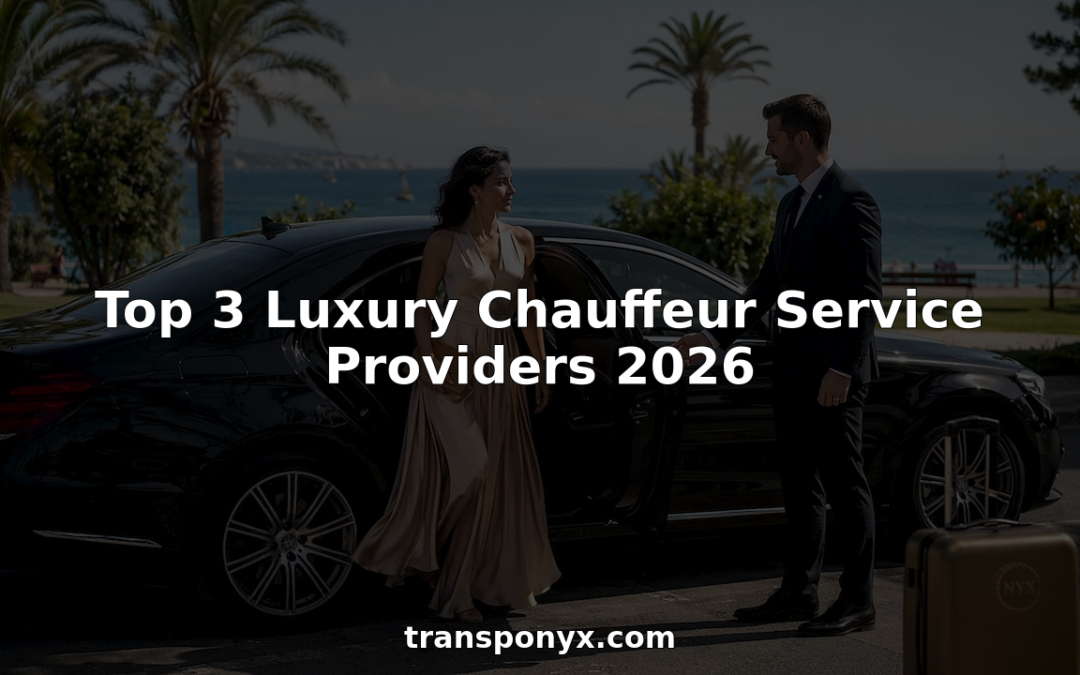 Top 3 Luxury Chauffeur Service Providers 2026