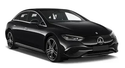 Berline électrique de luxe Mercedes EQE chauffeur privé French Riviera.